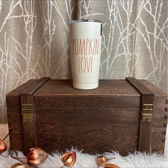 RAE DUNN PUMPKIN FALL LOVE COFFEE HTF RD KITCHEN HOME - Picture 4 of 4